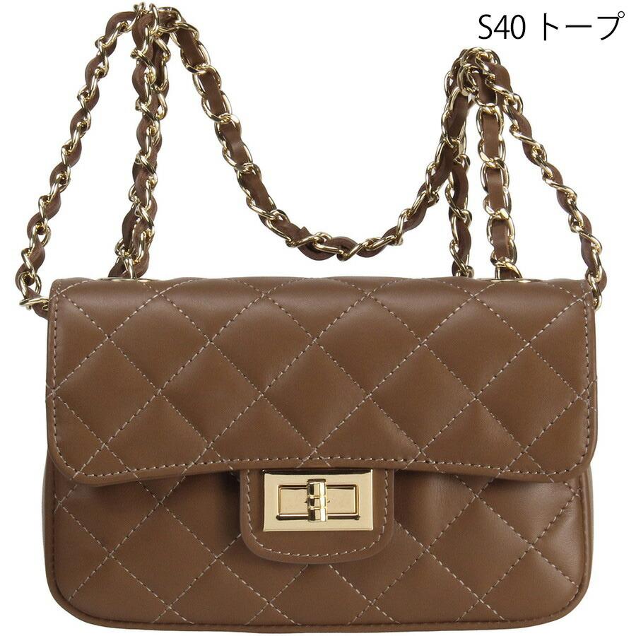 本日爆買 最大+7% オウレンティ ショルダーバッグ DI-2952-3-SA Aulentti オーレンティ キルティング 本革 レディース ショルダー | AULENTTI | 02