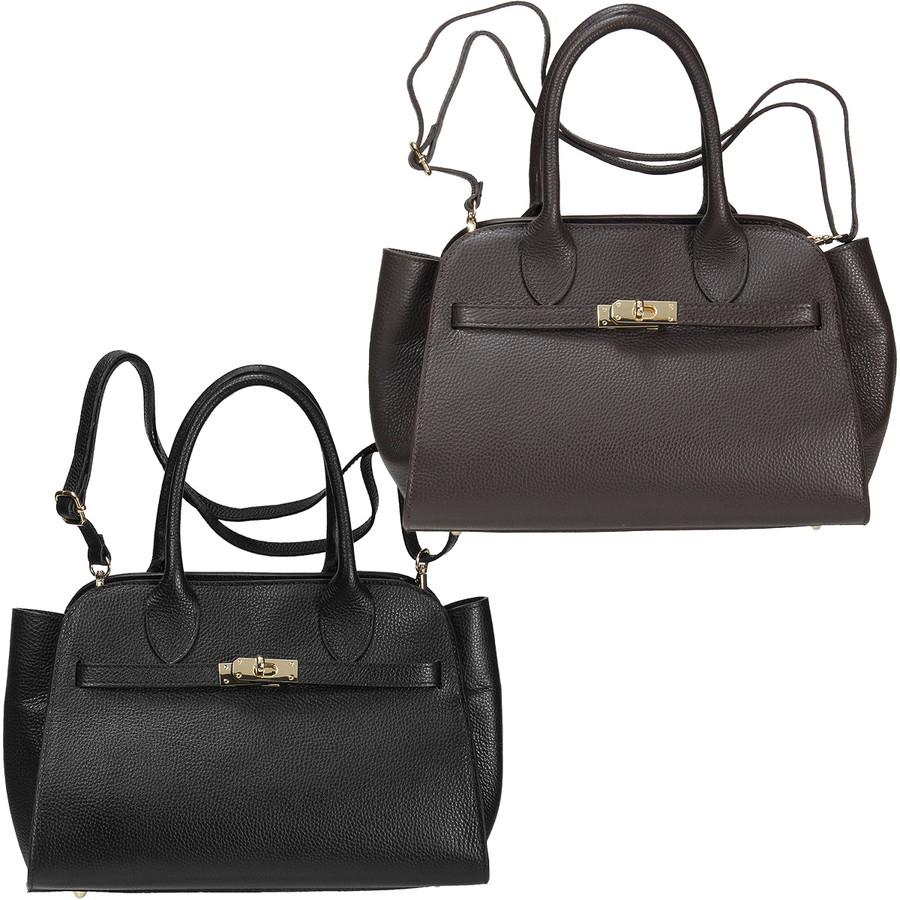 本日爆買 最大+7% オウレンティ ボストントート FB-7910-DO Aulentti オーレンティ シボ 本革 レディース ショルダー | AULENTTI