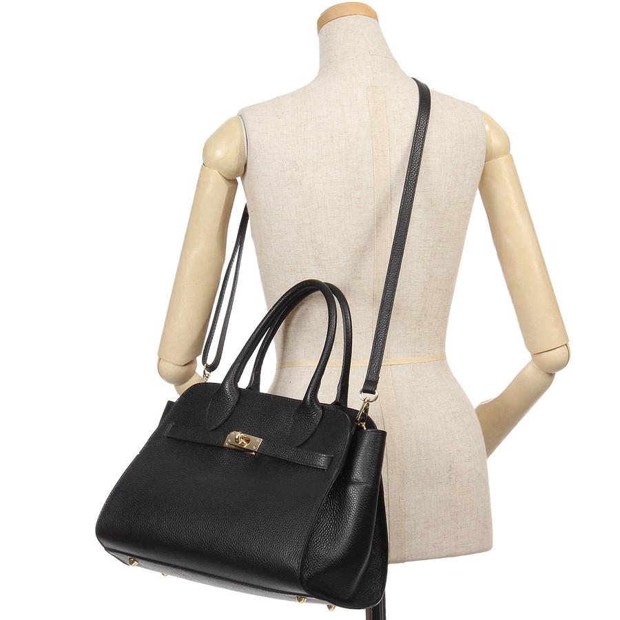 本日爆買 最大+7% オウレンティ ボストントート FB-7910-DO Aulentti オーレンティ シボ 本革 レディース ショルダー | AULENTTI | 14