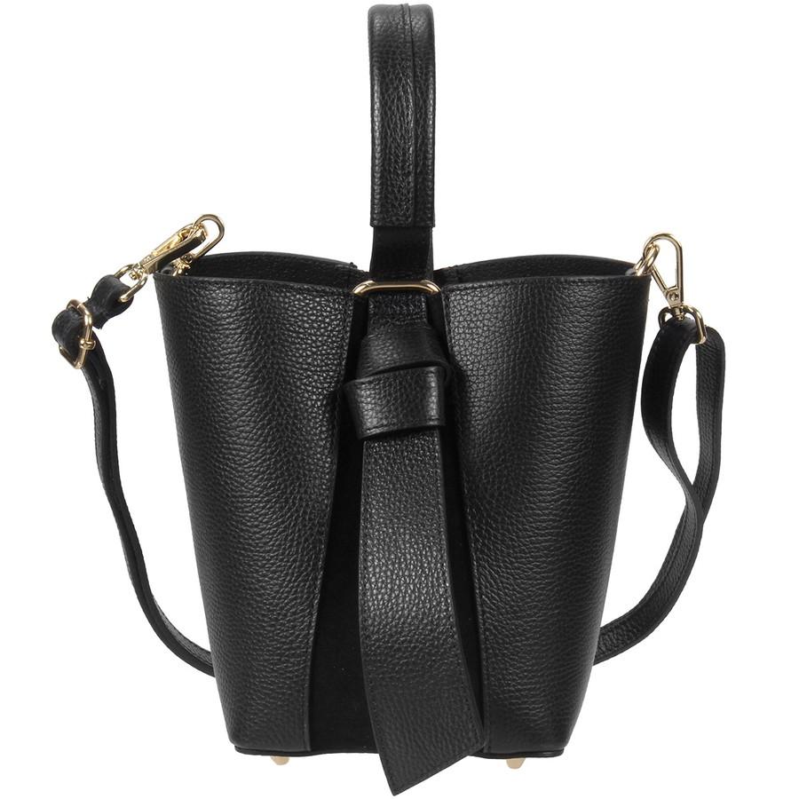 オウレンティ ポーチ付ハンドバッグ FB-5976SC Aulentti オーレンティ シボ 本革 レディース ショルダー | AULENTTI | 06