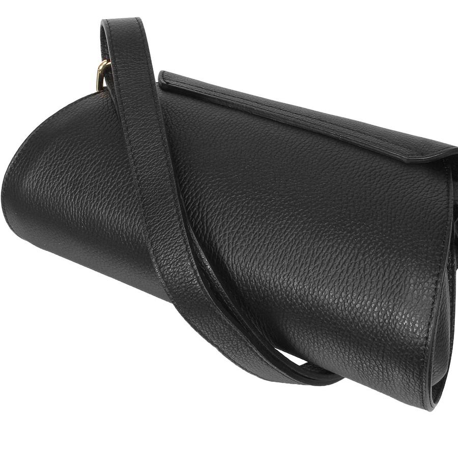 本日爆買 最大+7% オウレンティ ストラップ付筒形バッグ ST-Y02-DO Aulentti オーレンティ シボ 本革 レディース ショルダー | AULENTTI | 04