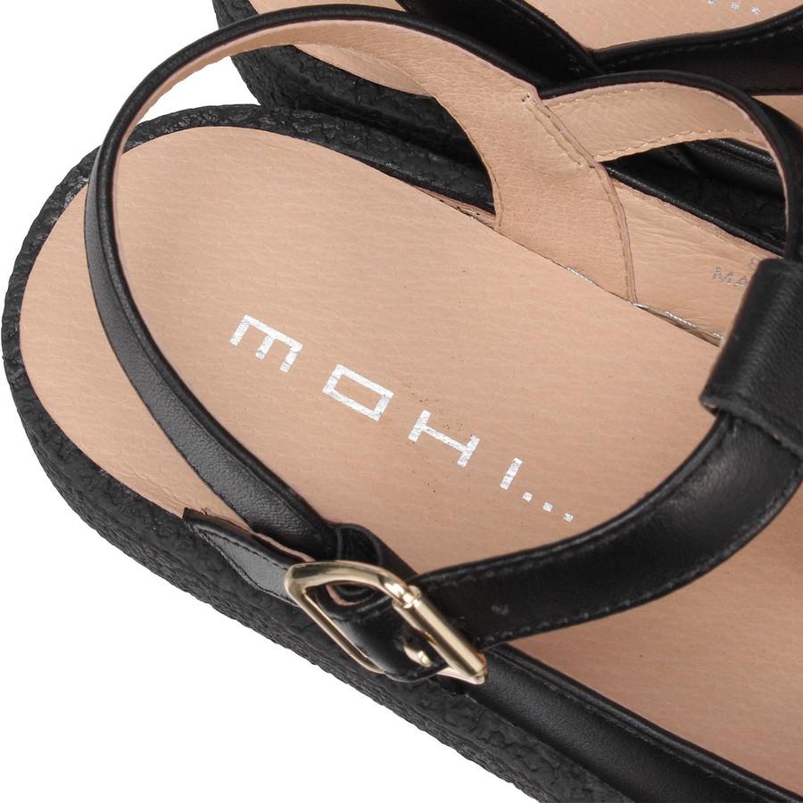 モヒ レディース ストラップサンダル ネグロ Mohi Strap Sandals Negro 2-8029-1-SE ストラップ サンダル ブラック | MOHI | 04
