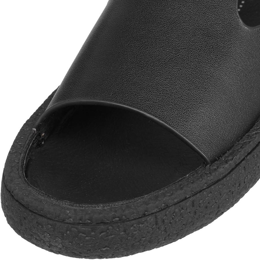 MOHI（モヒ） レディース 幅広Tストラップサンダル ネグロ Mohi Wide