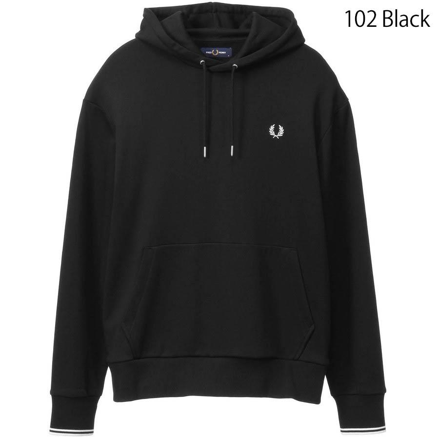 フレッドペリー パーカー Fredperry M3492 チップフーデッドパーカー Tipped Hooded Sweatshirt パーカ 無地 3492 Fred Perry フレッド ペリー メンズ | FRED PERRY | 01