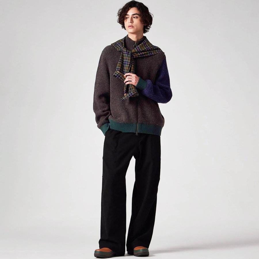バブアー ポールスミス コラボ カーディガン Paul Smith Loves Barbour MKN1796 Gamefair Wool Cardigan ゲームフェア ウール ニット メンズ | Barbour | 02