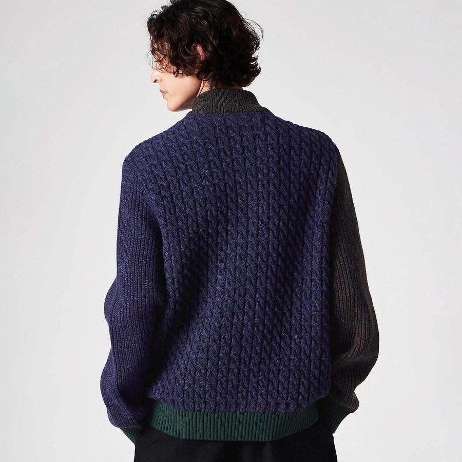 バブアー ポールスミス コラボ カーディガン Paul Smith Loves Barbour MKN1796 Gamefair Wool Cardigan ゲームフェア ウール ニット メンズ | Barbour | 04