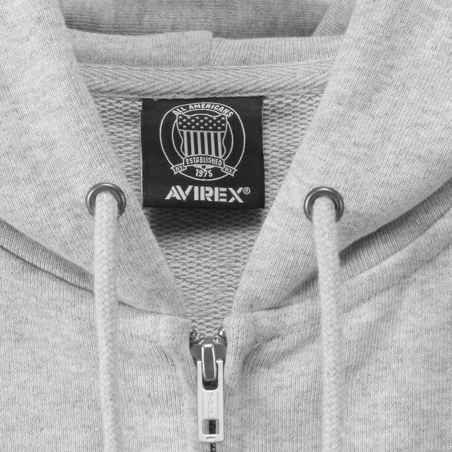 アビレックス ジップアップパーカー Avirex 7836931001 Signature Varsity Logo Zip Parka シグナチャー バーシティ ロゴ メンズ アヴィレックス Avirex | AVIREX | 12