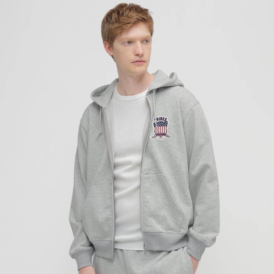 アビレックス ジップアップパーカー Avirex 7836931001 Signature Varsity Logo Zip Parka シグナチャー バーシティ ロゴ メンズ アヴィレックス Avirex | AVIREX | 20