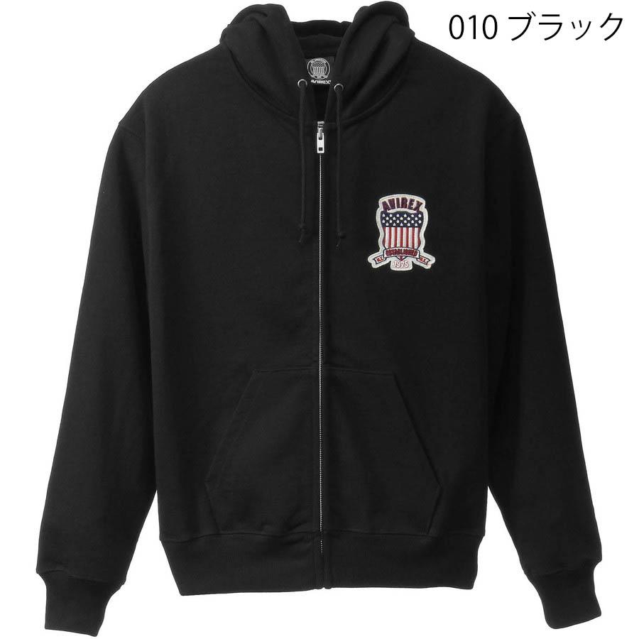 アビレックス ジップアップパーカー Avirex 7836931001 Signature Varsity Logo Zip Parka シグナチャー バーシティ ロゴ メンズ アヴィレックス Avirex | AVIREX | 03