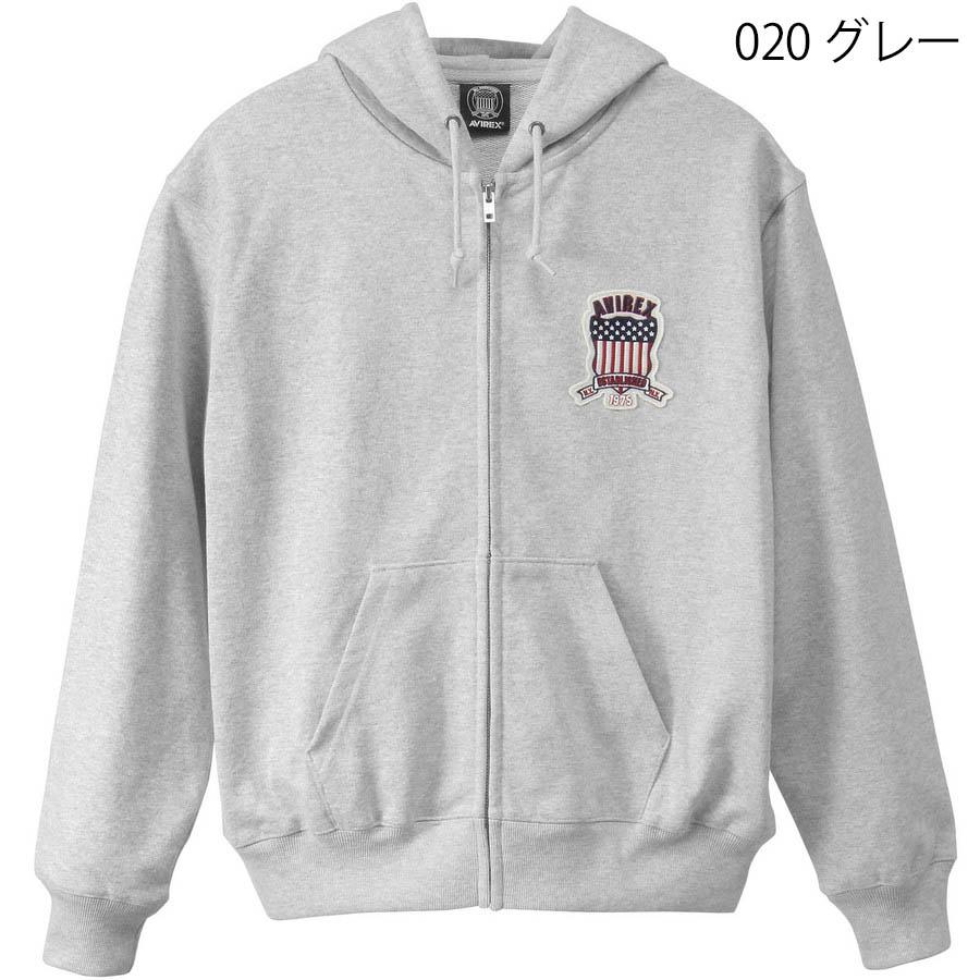 アビレックス ジップアップパーカー Avirex 7836931001 Signature Varsity Logo Zip Parka シグナチャー バーシティ ロゴ メンズ アヴィレックス Avirex | AVIREX | 09
