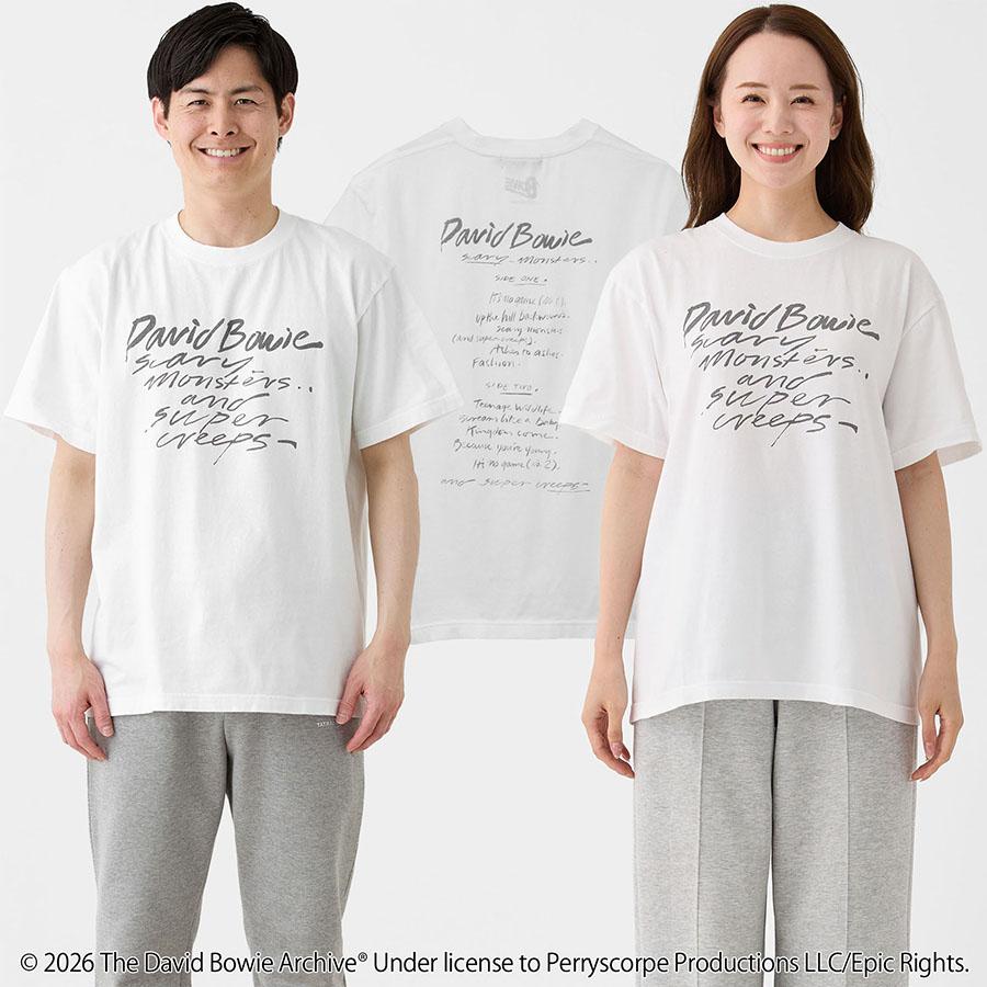 グッドロックスピード Tシャツ デヴィッド・ボウイ David Bowie 26DAB003W Goodrockspeed 半袖Tシャツ クルーネック 半袖 カットソー ユニセックス | GOOD ROCK SPEED
