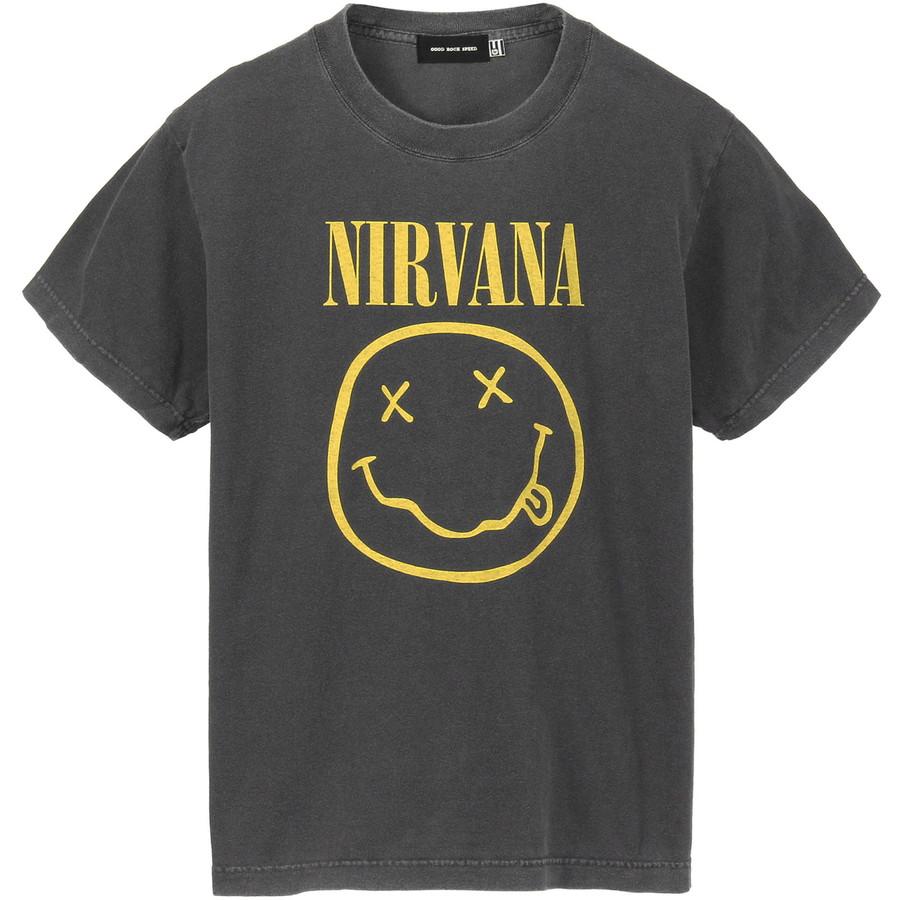 グッドロックスピード Tシャツ ニルヴァーナ Nirvana 26NVN005W Goodrockspeed 半袖Tシャツ クルーネック 半袖 カットソー レディース | GOOD ROCK SPEED | 01