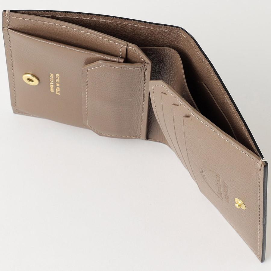 本日迄最大+7%超PayPay祭 ラルコバレーノ スナップ二つ折りミニウォレット ミニ財布 LA401GTR L’arcobaleno ゴートレザー レディース メンズ Larcobaleno | L'arcobaleno | 13