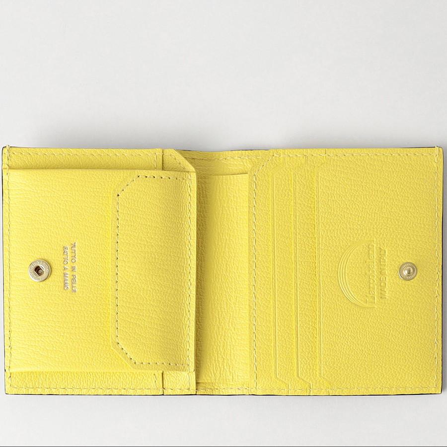 本日迄最大+7%超PayPay祭 ラルコバレーノ スナップ二つ折りミニウォレット ミニ財布 LA401GTR L’arcobaleno ゴートレザー レディース メンズ Larcobaleno | L'arcobaleno | 14