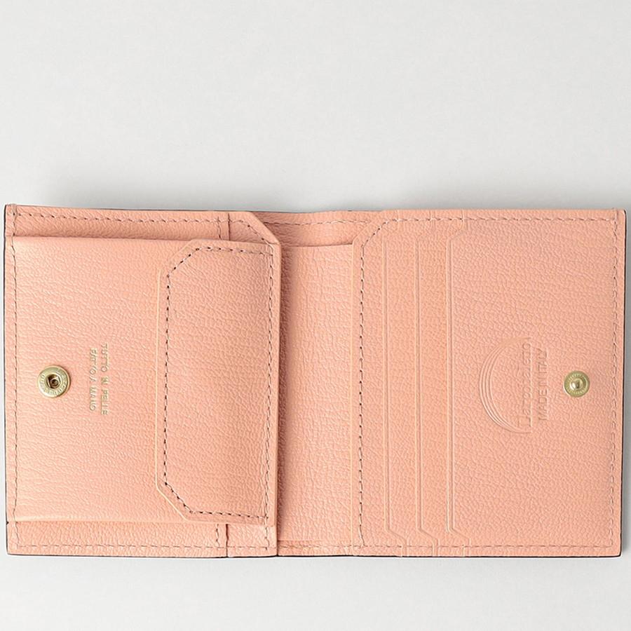 本日迄最大+7%超PayPay祭 ラルコバレーノ スナップ二つ折りミニウォレット ミニ財布 LA401GTR L’arcobaleno ゴートレザー レディース メンズ Larcobaleno | L'arcobaleno | 16