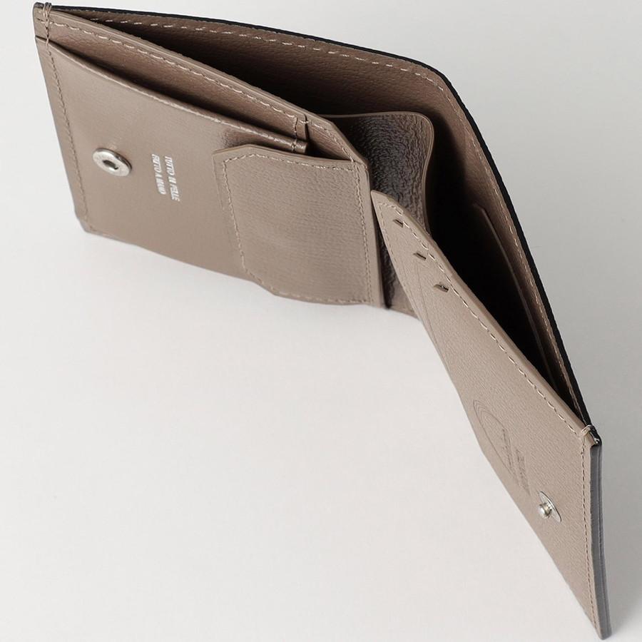 本日迄最大+7%超PayPay祭 ラルコバレーノ スナップ二つ折りミニウォレット ミニ財布 LA401GTR L’arcobaleno ゴートレザー レディース メンズ Larcobaleno | L'arcobaleno | 07