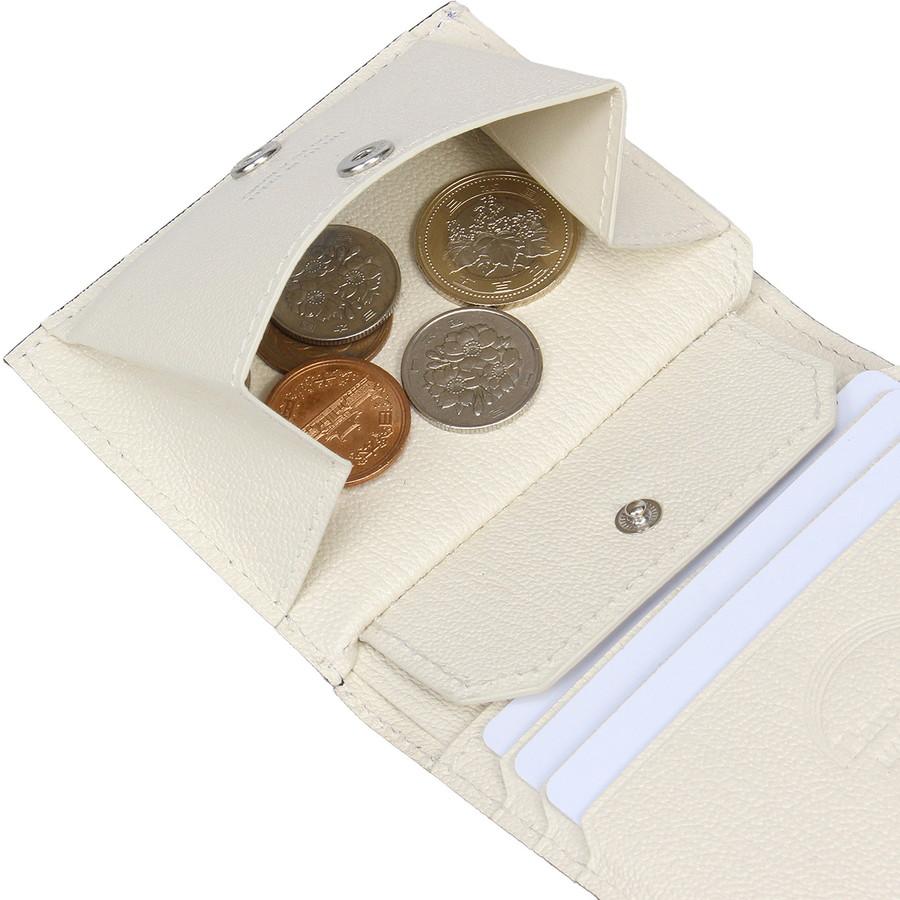 本日迄最大+7%超PayPay祭 ラルコバレーノ スナップ二つ折りミニウォレット ミニ財布 LA401GTR L’arcobaleno ゴートレザー レディース メンズ Larcobaleno | L'arcobaleno | 09