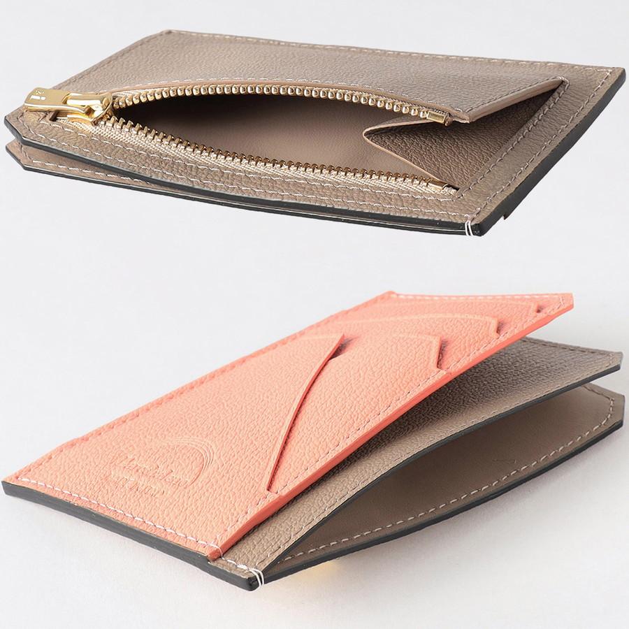 ラルコバレーノ スマートミニウォレット フラグメントケース LA354GT L’arcobaleno ゴートレザー レディース メンズ キャッシュレス対応 | L'arcobaleno | 05