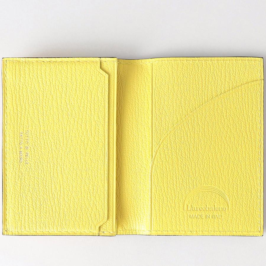 ラルコバレーノ 名刺入れ LA351GT L’arcobaleno ゴートレザー レディース メンズ ユニセックス Larcobaleno カードケース | L'arcobaleno | 16