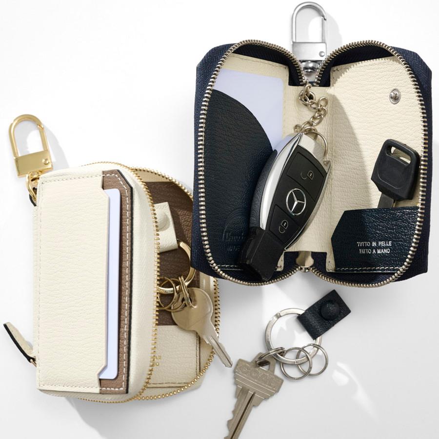 ラルコバレーノ スマートWキーケース LA122GT L’arcobaleno ゴートレザー レディース メンズ ユニセックス Larcobaleno キーケース |  | 13