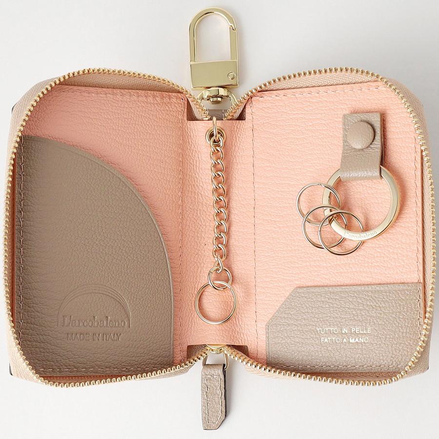 ラルコバレーノ スマートWキーケース LA122GT L’arcobaleno ゴートレザー レディース メンズ ユニセックス Larcobaleno キーケース |  | 19