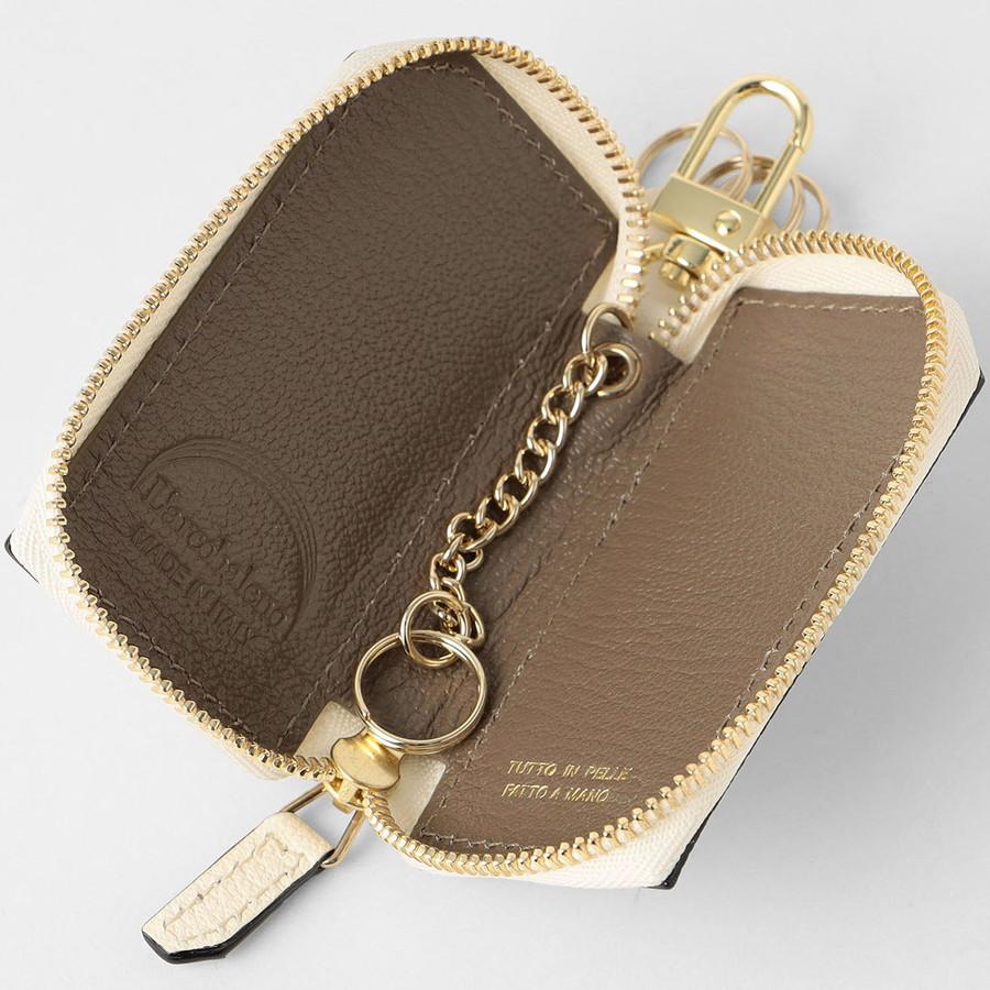 ラルコバレーノ スマートキーケース LA111GT L’arcobaleno ゴートレザー レディース メンズ ユニセックス Larcobaleno キーケース | L'arcobaleno | 03