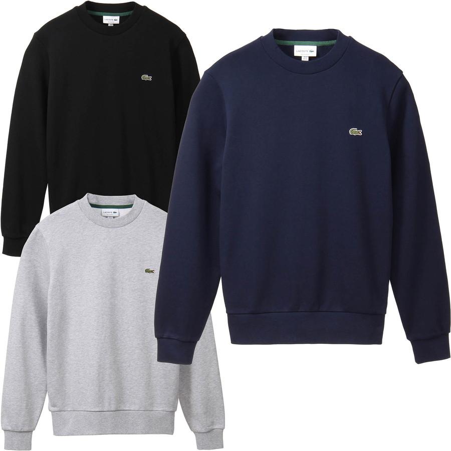 ラコステ スウェット エッセンシャル クルーネック 長袖 Lacoste SH9801-99 トレーナー | LACOSTE