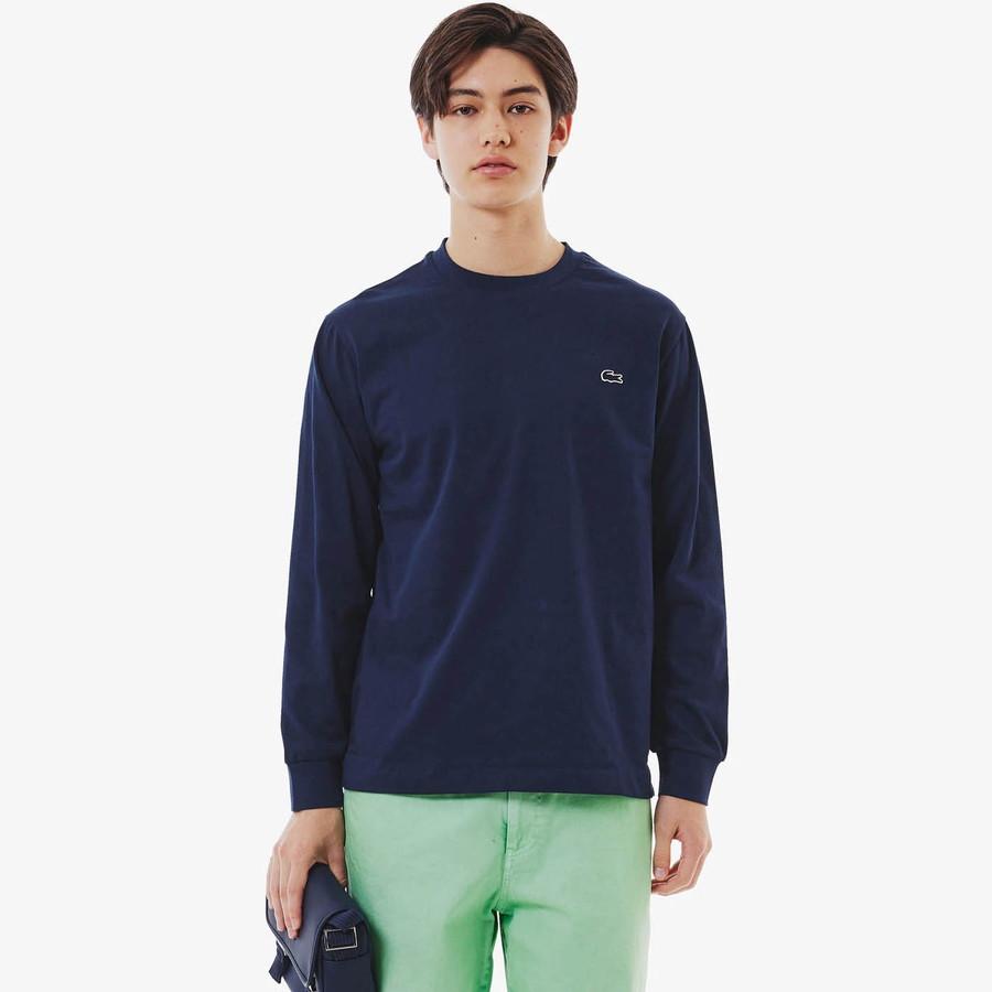 ラコステ Tシャツ Lacoste TH5583-99 T Shirts クルーネック 長袖 メンズ レディース ユニセックス | LACOSTE | 18