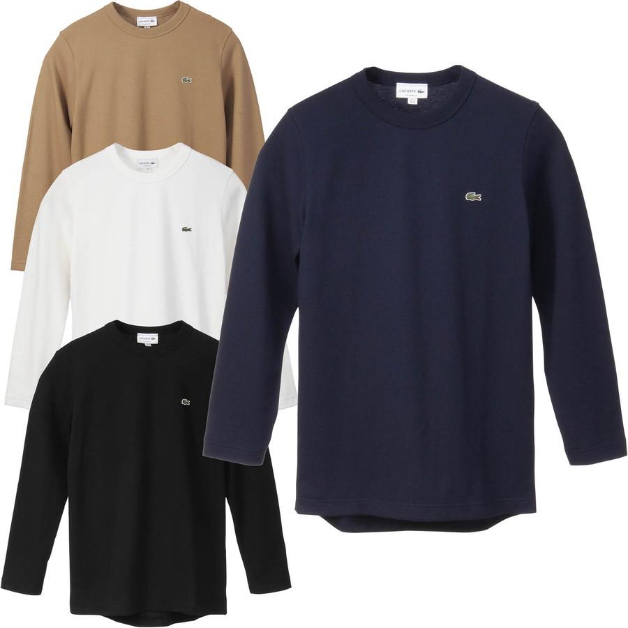ラコステ Tシャツ Lacoste TH7019-99 T Shirts クルーネック 長袖 メンズ レディース ユニセックス | 