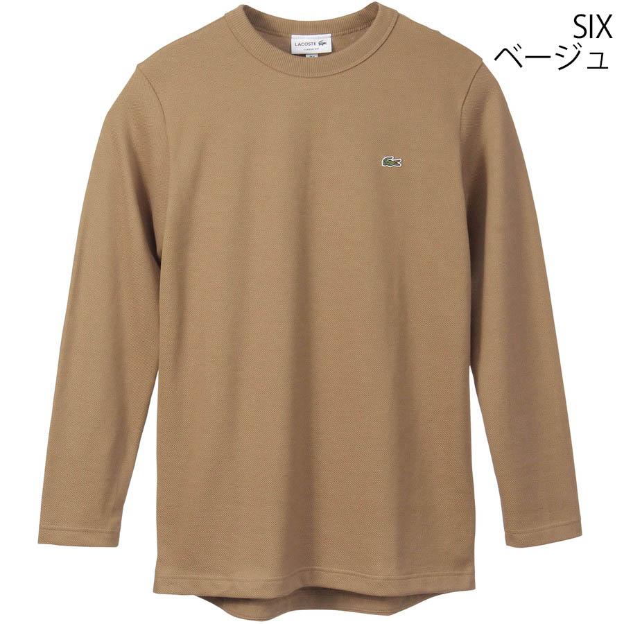 ラコステ Tシャツ Lacoste TH7019-99 T Shirts クルーネック 長袖 メンズ レディース ユニセックス |  | 04