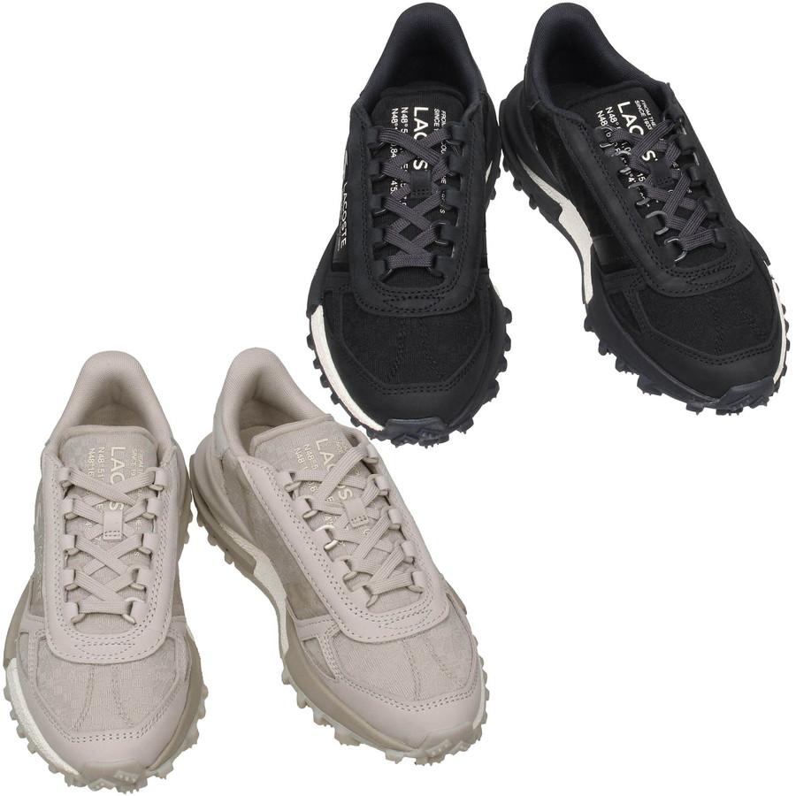 ラコステ スニーカー Lacoste エリートアクティブ 52SFA0065 Elite Active 2262 SFA レディース グレー オフブラック オフホワイト | LACOSTE