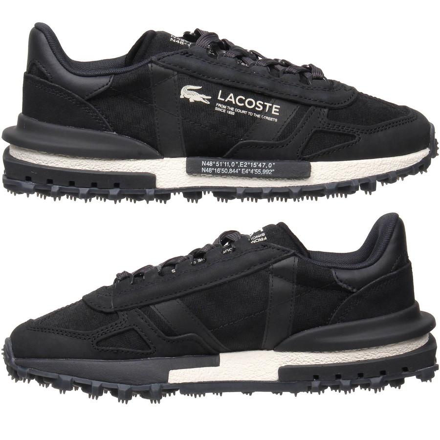 ラコステ スニーカー Lacoste エリートアクティブ 52SFA0065 Elite Active 2262 SFA レディース グレー オフブラック オフホワイト | LACOSTE | 12