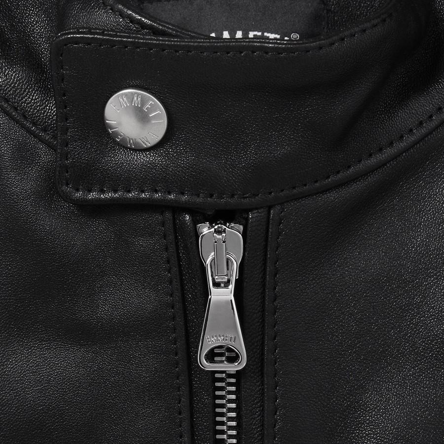 エンメティ シングルライダースジャケット ユリ Juri ナッパレザー 厚さ0.7mm Emmeti ライダース ジャケット ライダースジャケット | EMMETI | 13