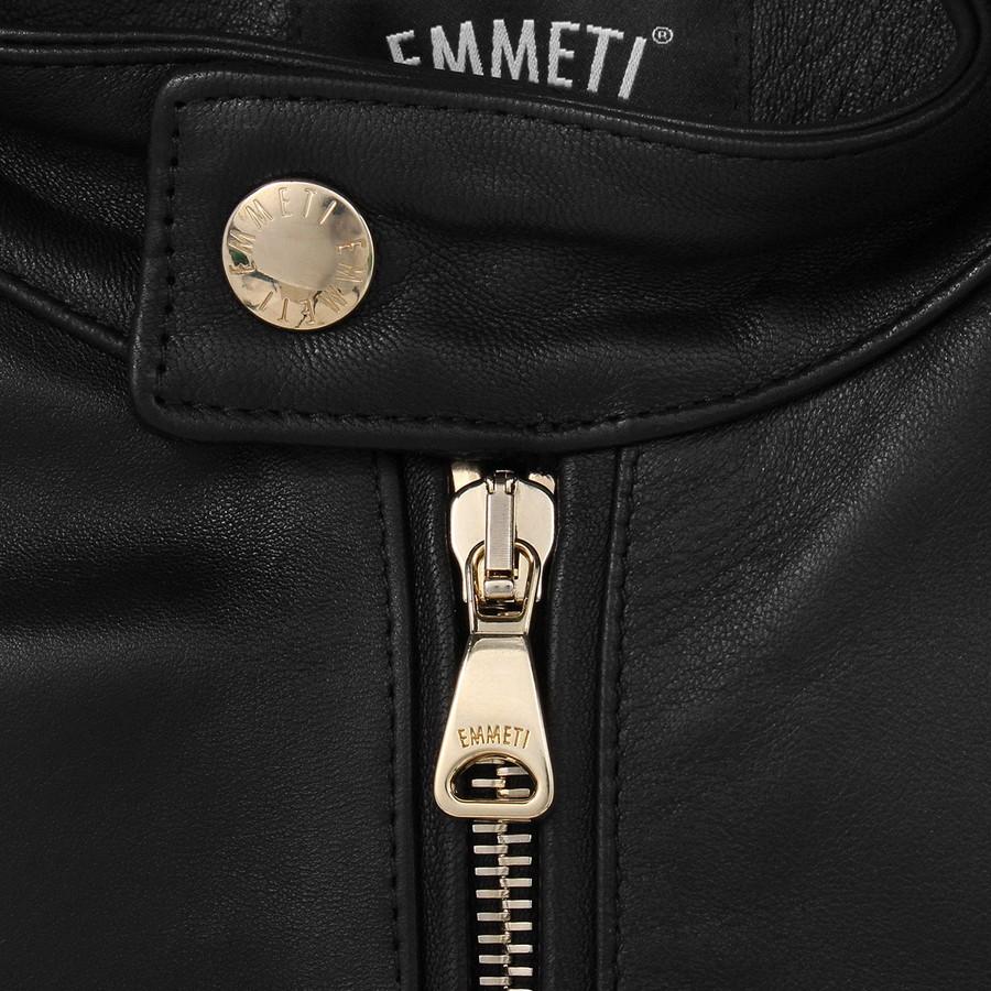 エンメティ シングルライダースジャケット ユリ Juri ナッパレザー 厚さ0.7mm Emmeti ライダース ジャケット ライダースジャケット | EMMETI | 16