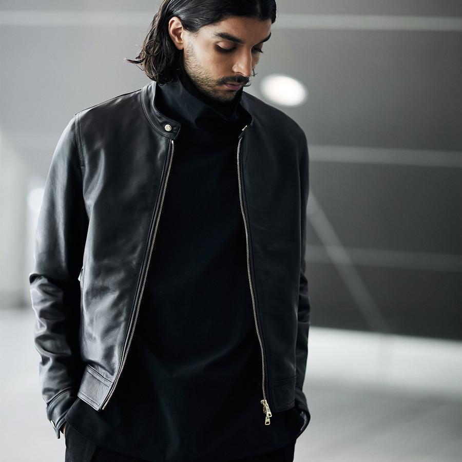 エンメティ シングルライダースジャケット ユリ Juri ナッパレザー 厚さ0.7mm Emmeti ライダース ジャケット ライダースジャケット | EMMETI | 18