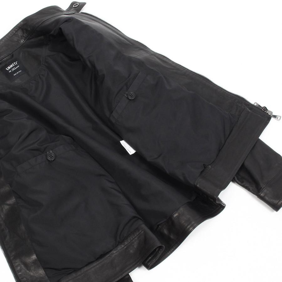 エンメティ シングルライダースジャケット ユリ Juri ナッパレザー 厚さ0.7mm Emmeti ライダース ジャケット ライダースジャケット | EMMETI | 07