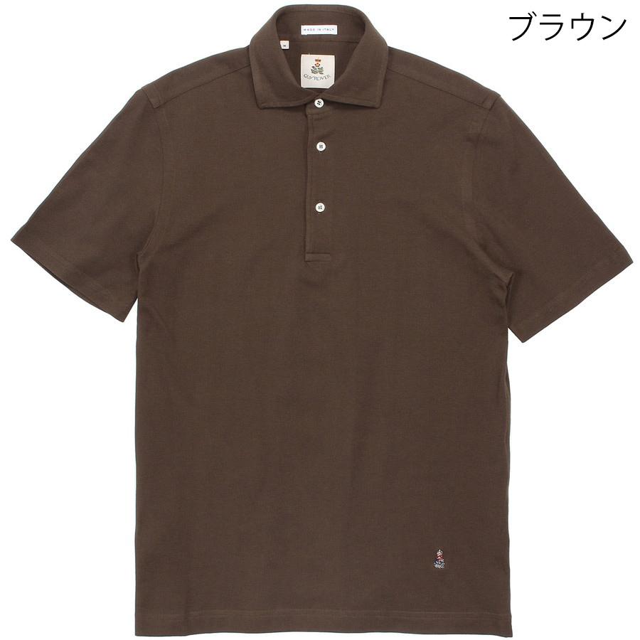 ギローバー Guy Rover ポロシャツ ホリゾンタルカラー 鹿の子 ピケ