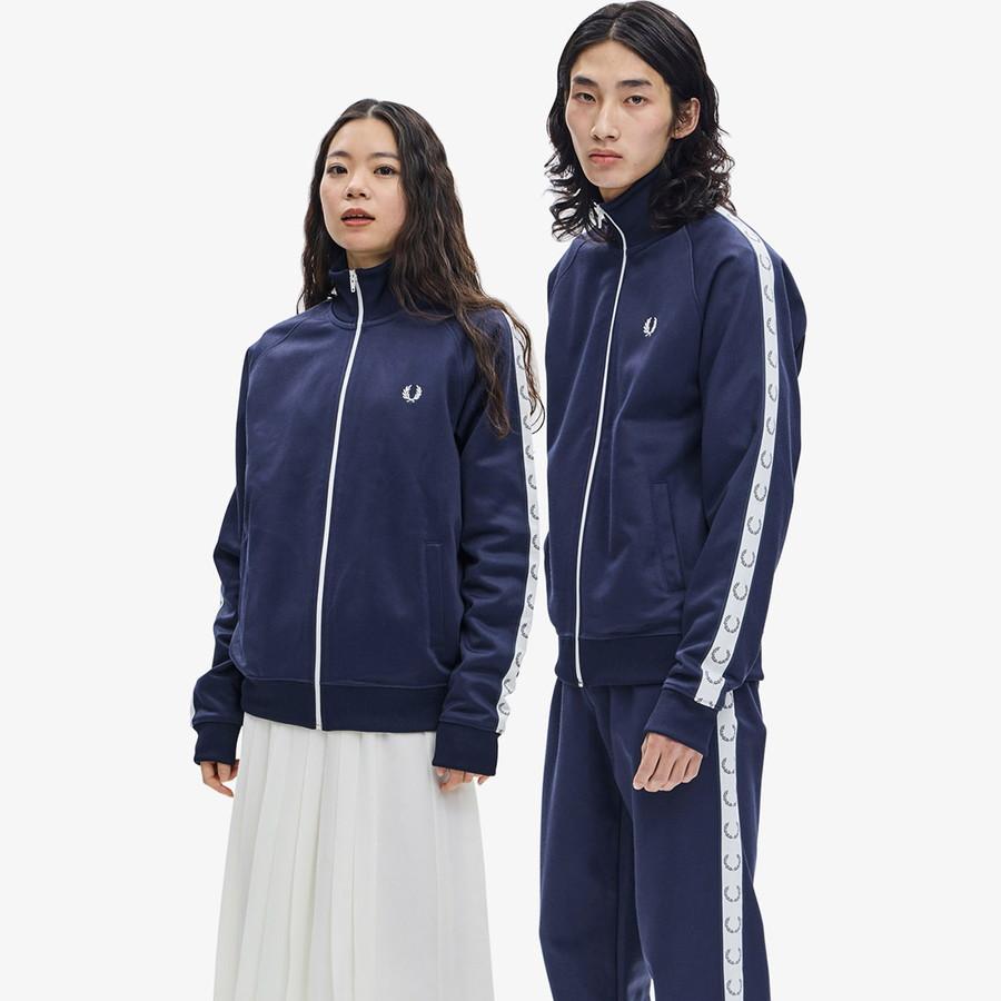 6/2プレミアムな日曜+5% フレッドペリー テープド・トラックジャケット J4620 Fredperry Taped Track Jacket 4620 ジャージ Fred Perry フレッド ペリー｜hff｜21