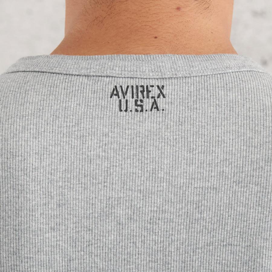 アビレックス Tシャツ へンリーネック 半袖 デイリー Henley Neck 783 4934019 7834934019 6143504 アヴィレックスAvirex | AVIREX | 15