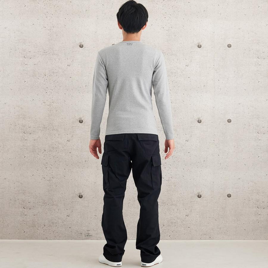 アビレックス デイリー ヘンリーネック ロンT 長袖 Tシャツ テレコ 783 4930020 7834930020 618875 6153482 Avirex メンズ | AVIREX | 13