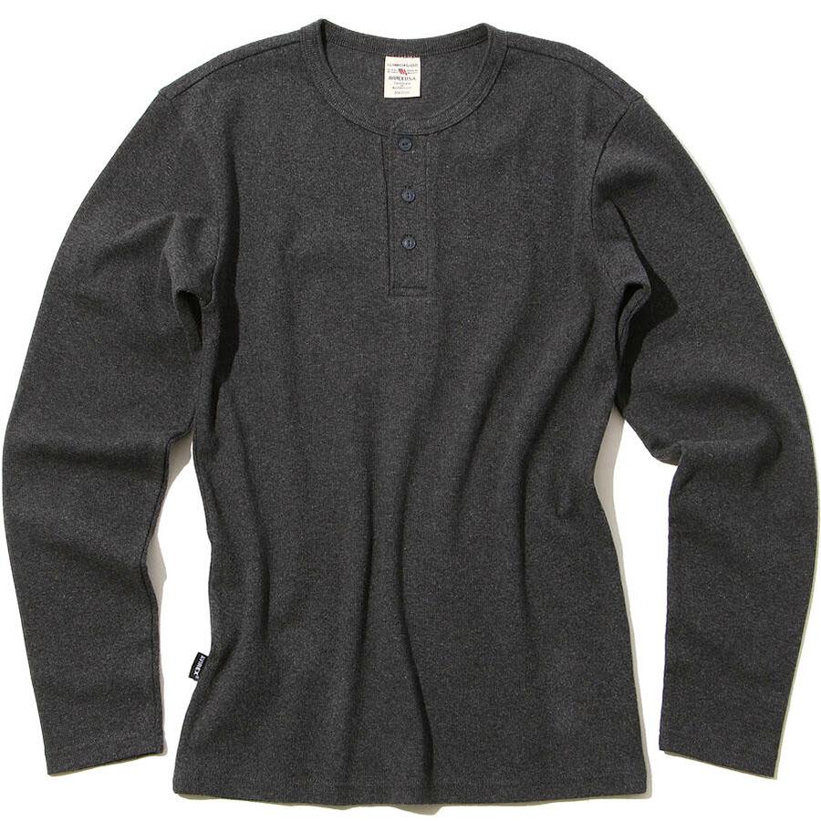 アビレックス デイリー ヘンリーネック ロンT 長袖 Tシャツ テレコ 783 4930020 7834930020 618875 6153482 Avirex メンズ | AVIREX | 04