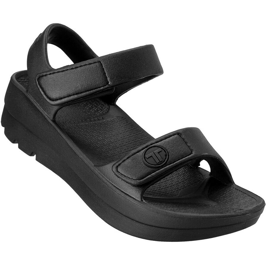 本日爆買 最大+7% テリック スポーツサンダル Ankle Strap アンクルストラップ Telic レディース リカバリーサンダル コンフォートサンダル ブラック | TELIC | 01