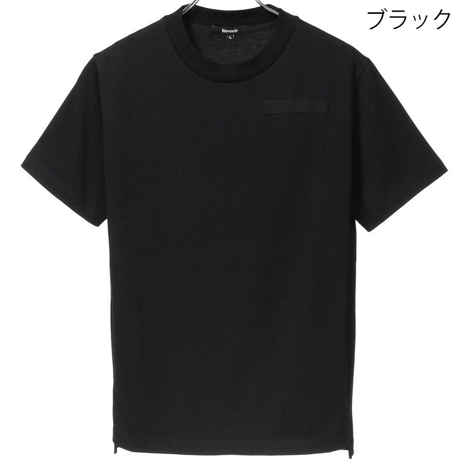 リブニール Tシャツ Suvin Giza クルーネック 半袖 T-Shirt Revenir メンズ リブニール Tシャツ Suvin Giza クルーネック 半袖 T-Shirt Revenir メンズ