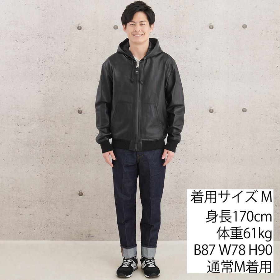 ショット レザーパーカー フルジップ シープスキン 3111054 7827821950 7827821950009 Schott レザー パーカー 革ジャン メンズ｜hff｜03