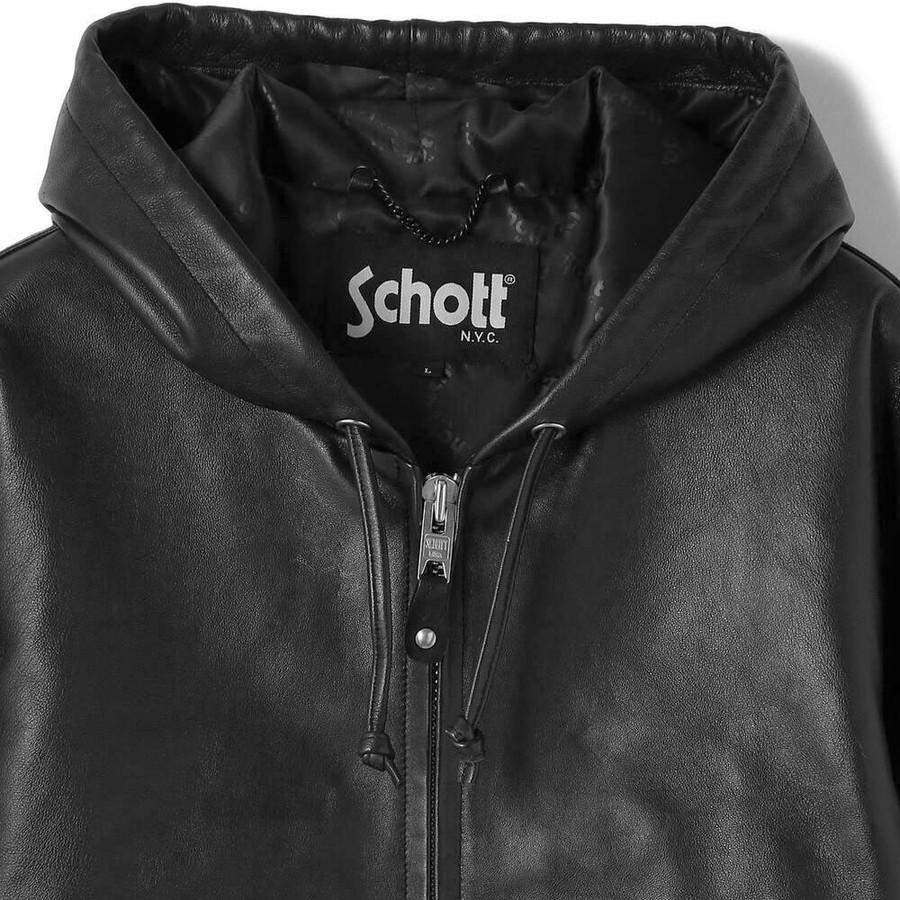 Schott N.Y.C ショット レザーパーカー フルジップ シープスキン Schott N.Y.C ショット レザーパーカー フルジップ シープスキン