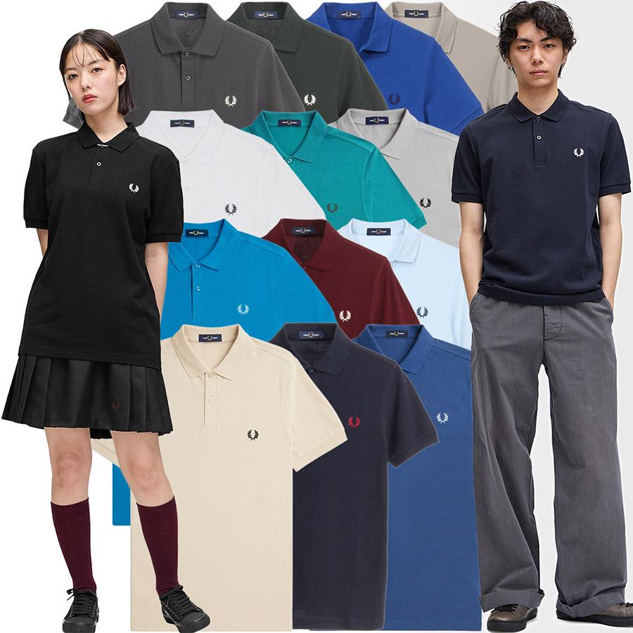 FRED PERRY フレッドペリー Fredperry ポロシャツ M6000 無地 FRED PERRY フレッドペリー Fredperry ポロシャツ M6000 無地