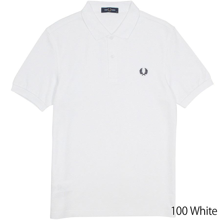 【美品】FRED PERRY メンズ M ホワイト 鹿の子 シャツ FRED PERRY フレッドペリー Fredperry ポロシャツ M12 ツイン