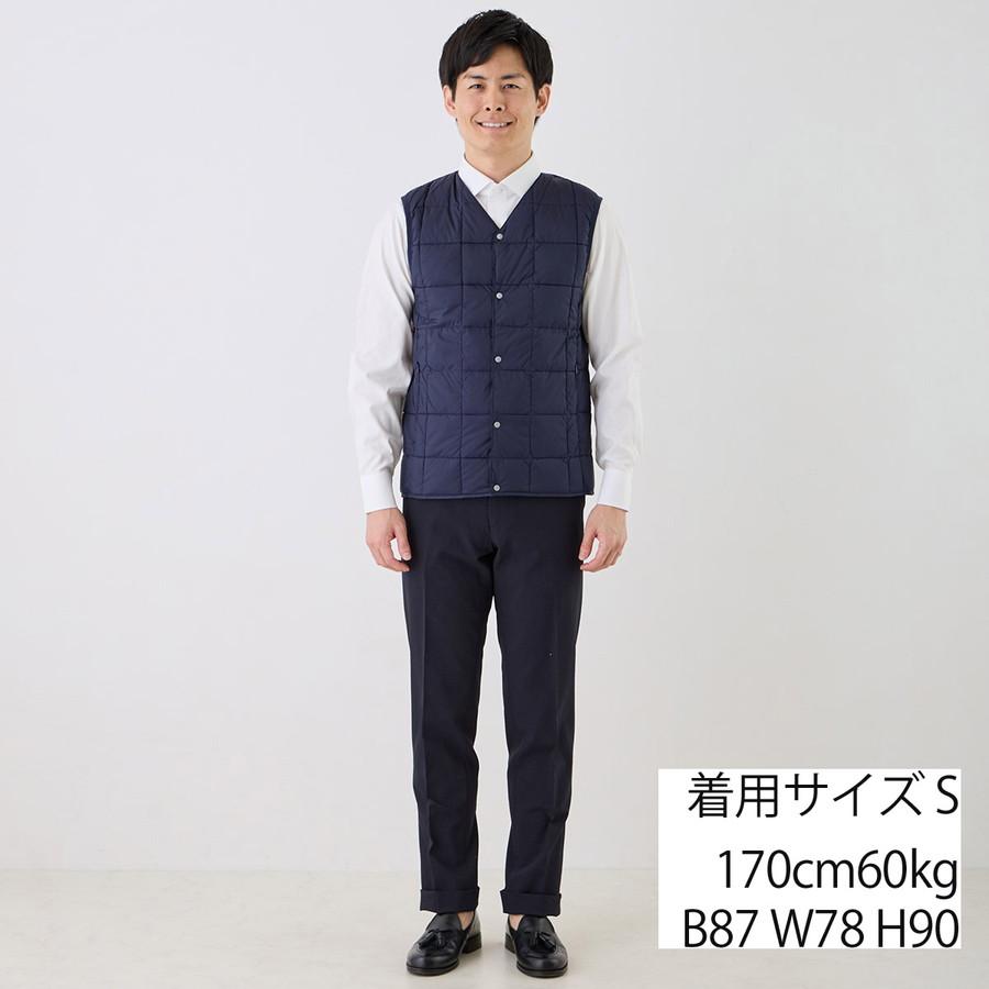 1/5+4%クーポン1000円 タイオン インナーダウンベスト 001 Taion Vネックボタン ダウンベスト V Neck Button Down Vest インナーダウン ベスト ダウン | TAION | 14
