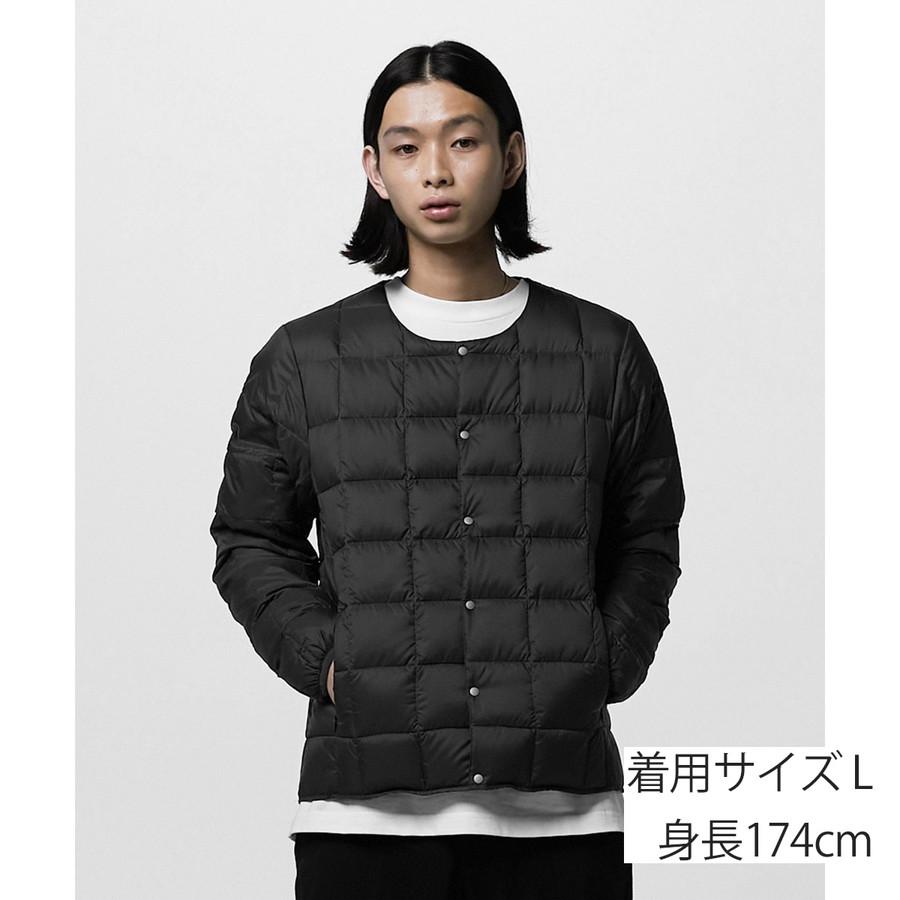 2/11感謝デー最大+5% タイオン インナーダウンジャケット 104 Taion クルーネックボタン インナー Crew Neck Button Down Jkt メンズ | TAION | 11