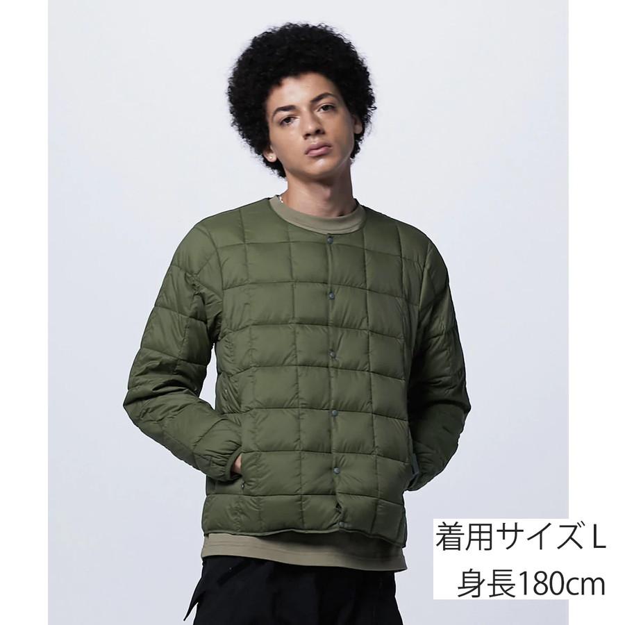 2/11感謝デー最大+5% タイオン インナーダウンジャケット 104 Taion クルーネックボタン インナー Crew Neck Button Down Jkt メンズ | TAION | 12